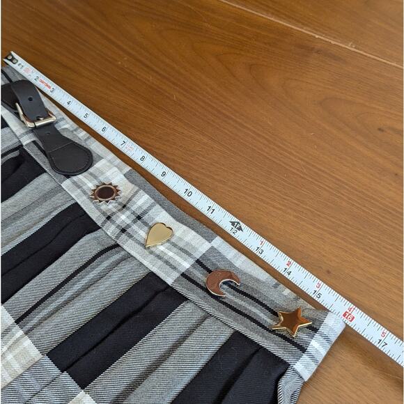 Charles Jeffrey Loverboy Tartan-print Pleated Cotton-Twill Mini Skirt, size XL - Picture 7 of 10